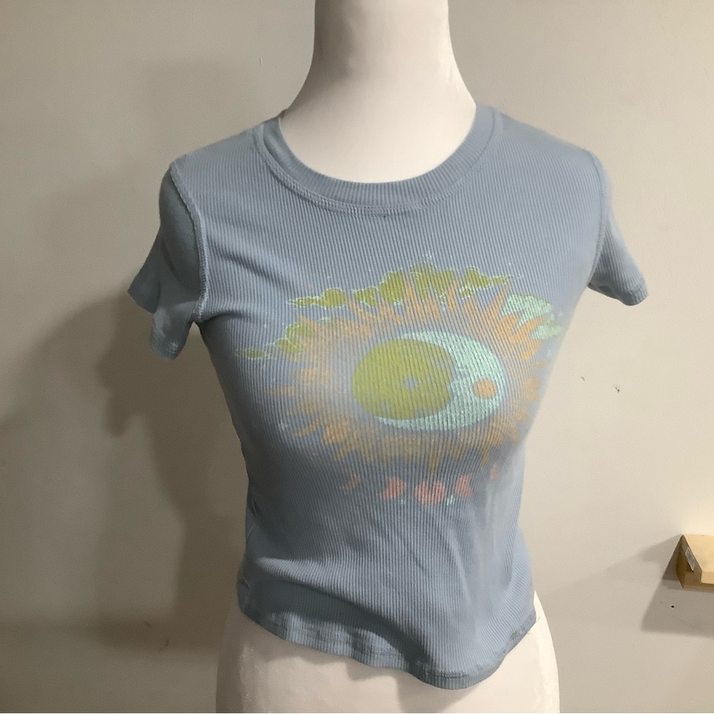 Blue moon crop top